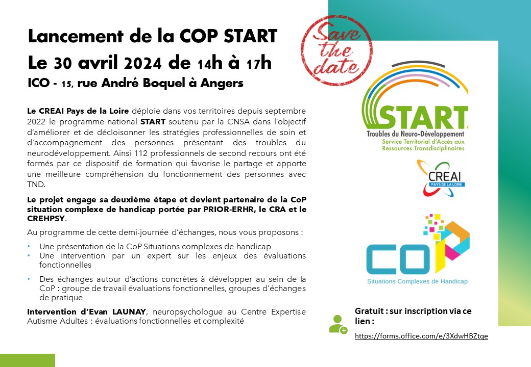 Lancement de la COP START le 30 avril 2024 à Angers